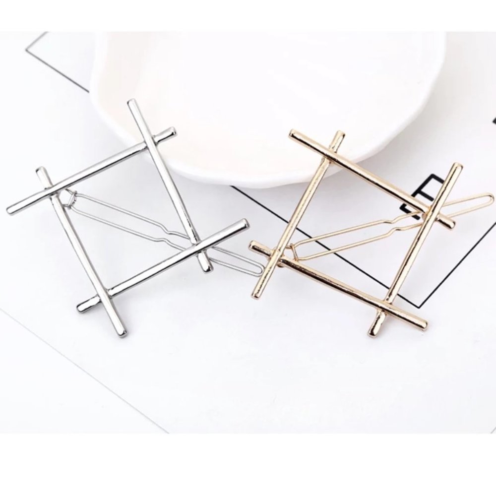 💎✨BOGO👧 Geometric Square Hair Clip - Picture 2 of 5